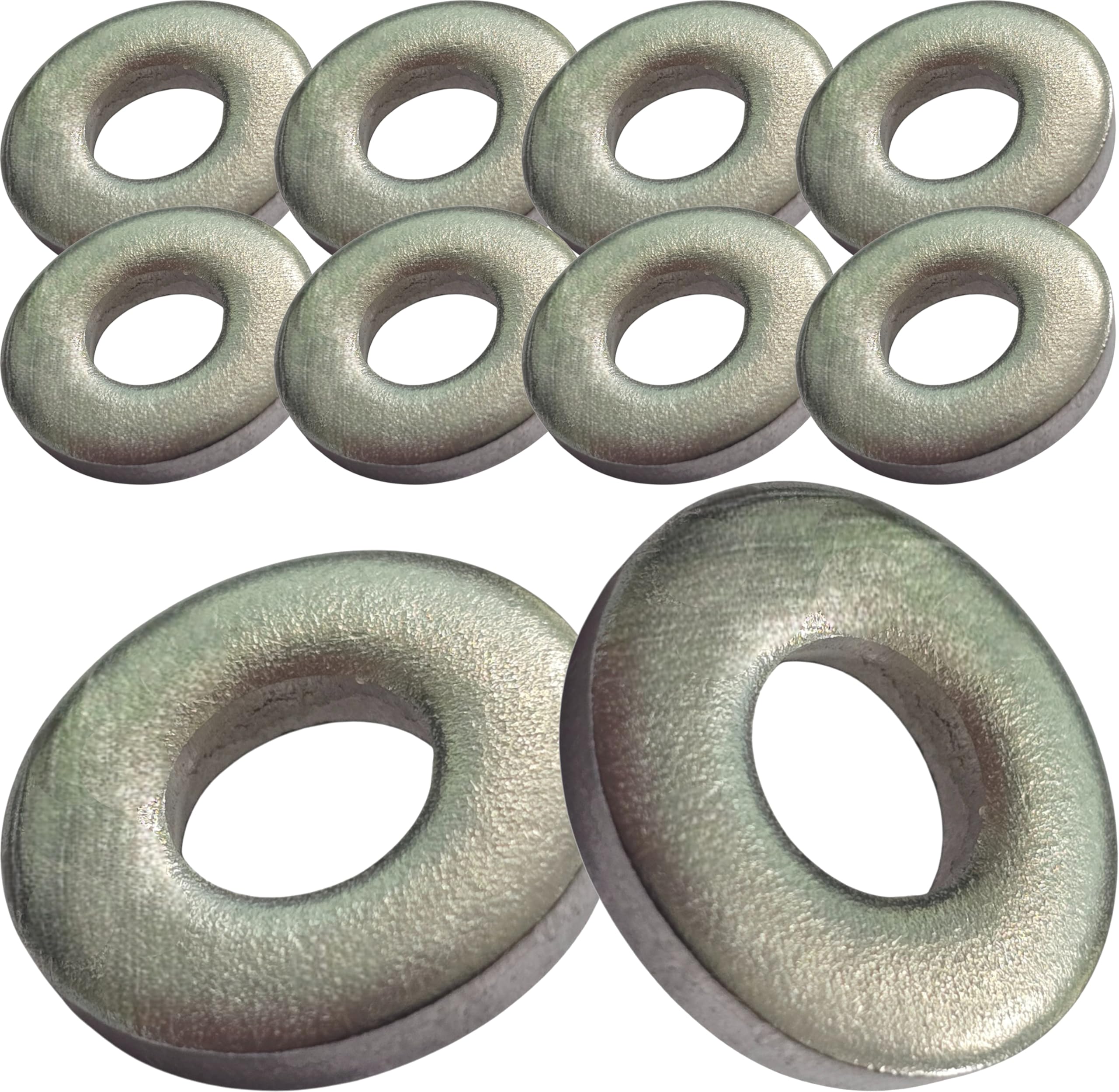 M10 Flat Thick Washers DIN 7349 - A2 Stainless Steel for M3, M4, M5, M6, M8 and M10 Screws (Pack of 10), M10 / 10mm