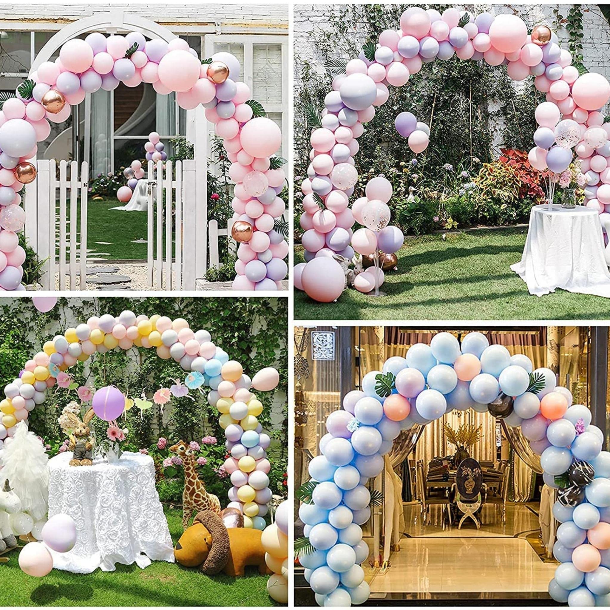 Buy Balloon Arch Kit 9FT Tall 10Ft Wide Adjustable Balloon Arch Stand with Water Fillable Base