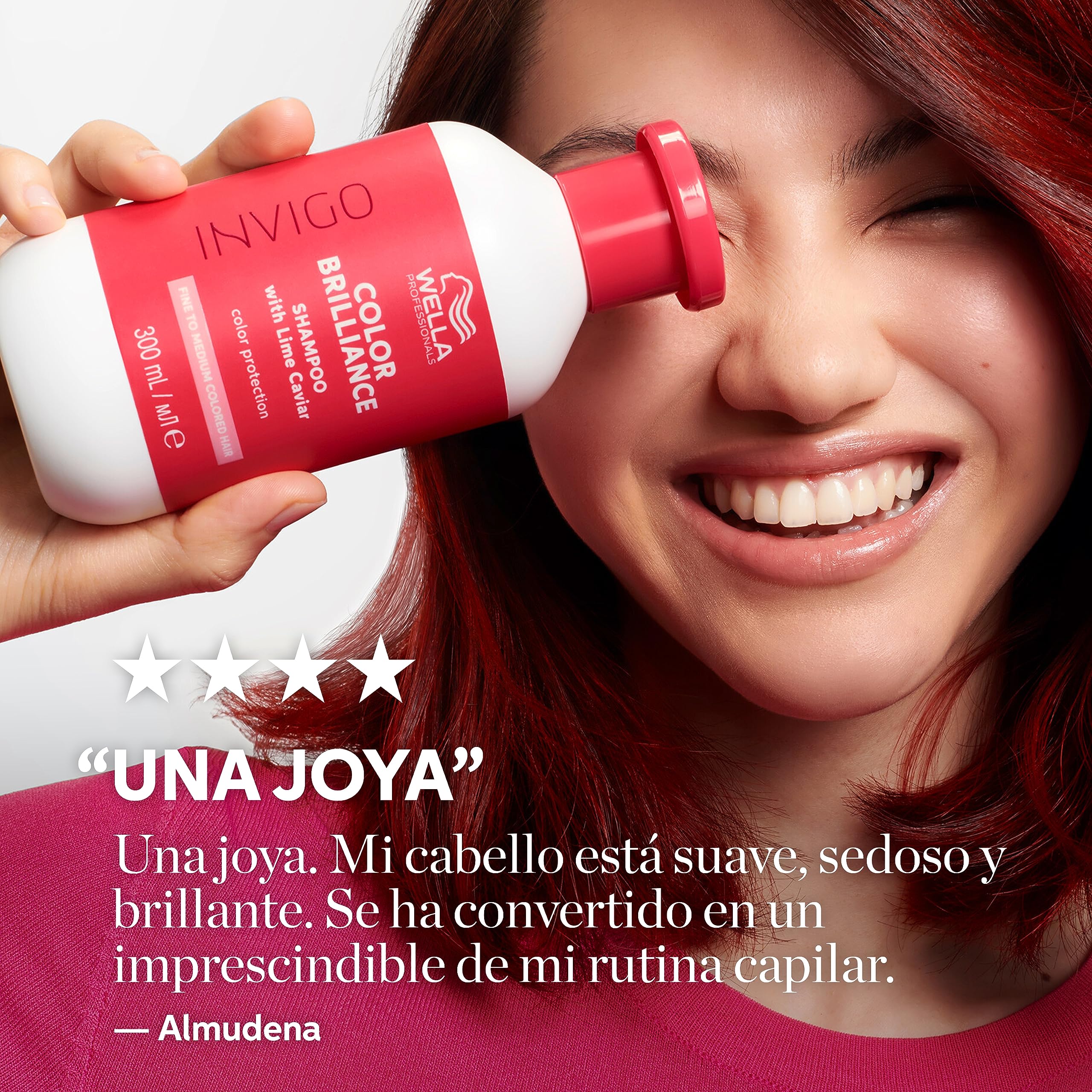 Wella Professionals INVIGO COLOR BRILLIANCE - Champú - Protege y mantiene el color intenso - Brillo y suavidad - Cabello fino y normal