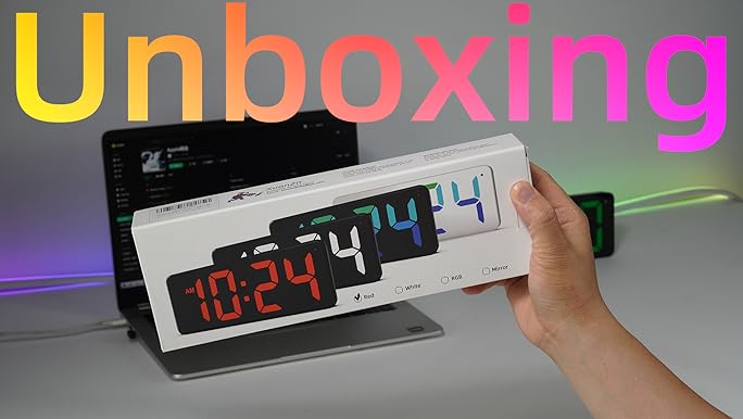Amazon.com: LED Digital Wall Clock with Large Display, Big