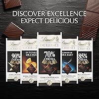 Vista 5 de Lindt EXCELLENCE Barra de chocolate blanco de coco, caramelo de chocolate blanco con copos de coco, 3.5 onzas (paquete de 12)