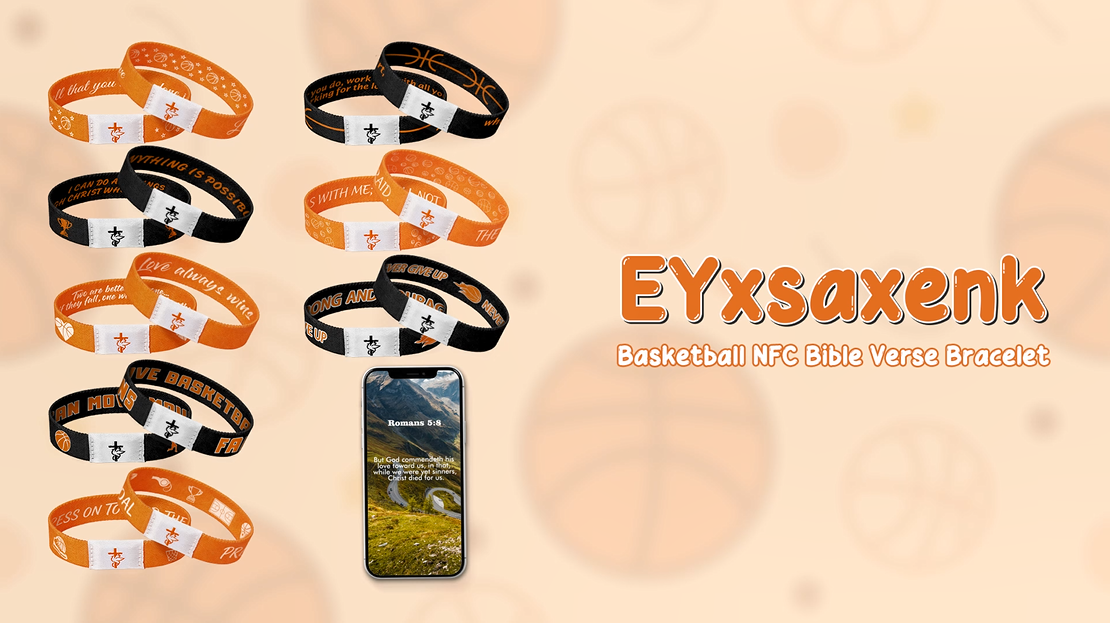 Pulsera EYxsaxenk con versículos bíblicos NFC miniatura 7