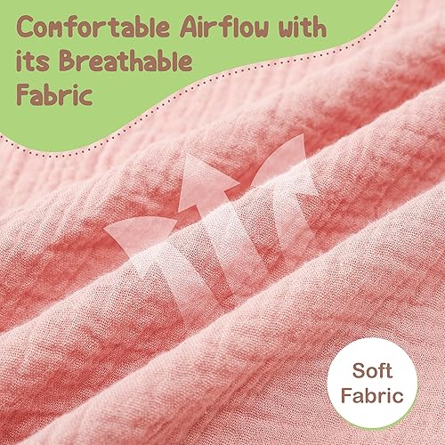 Miniatura 5 de Funda de lactancia de muselina orgánica transpirable prémium para lactancia materna, fundas de privacidad para lactancia materna para mujeres