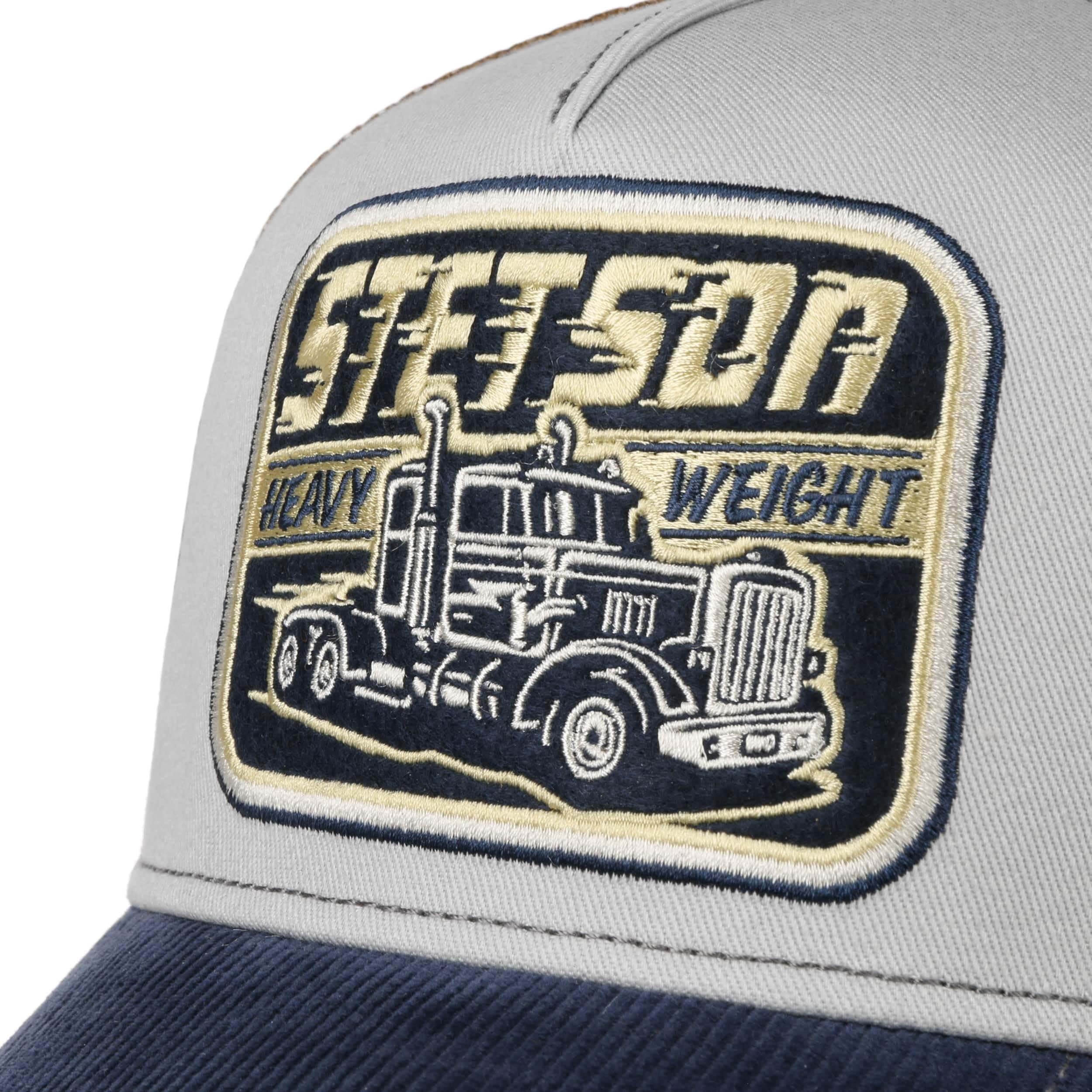 Stetson Czapka Trucker Heavy WeightMężczyźni - tirowca baseball cap z meshu Snapback, daszkiem, daszkiem Zima Jesień Wiosna Lato wiosna-lato
