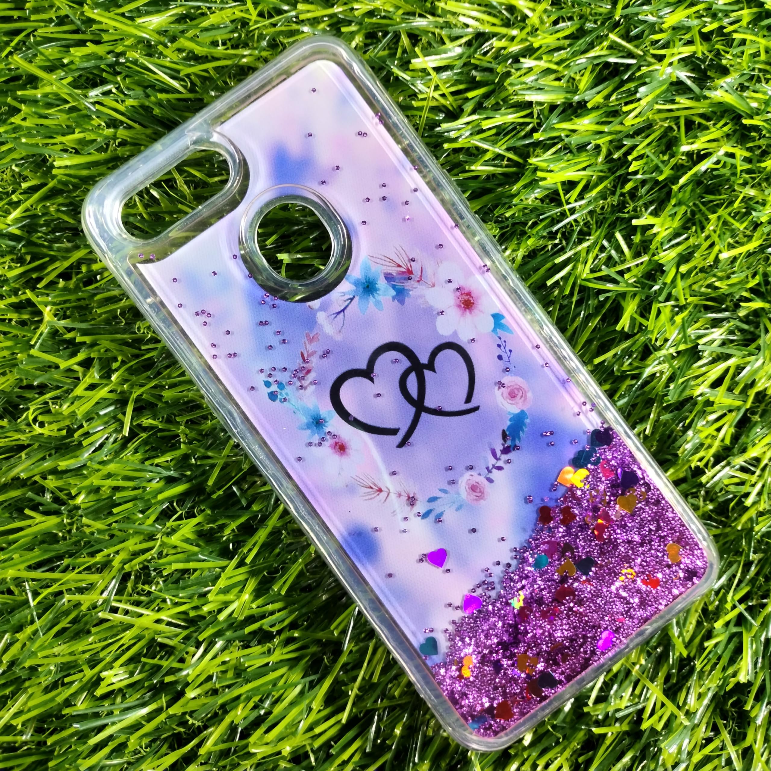 MobileLayer Oppo F9pro Oppo A5s Oppo A11K Oppo A7 Oppo A12 Realme 2pro Realme U1 Water Glitter Designer Mobile Cover & Cases Silicone for Girls (Lite Purple) (B0CPVN5Q7G) Amazon Price History, Amazon Price Tracker