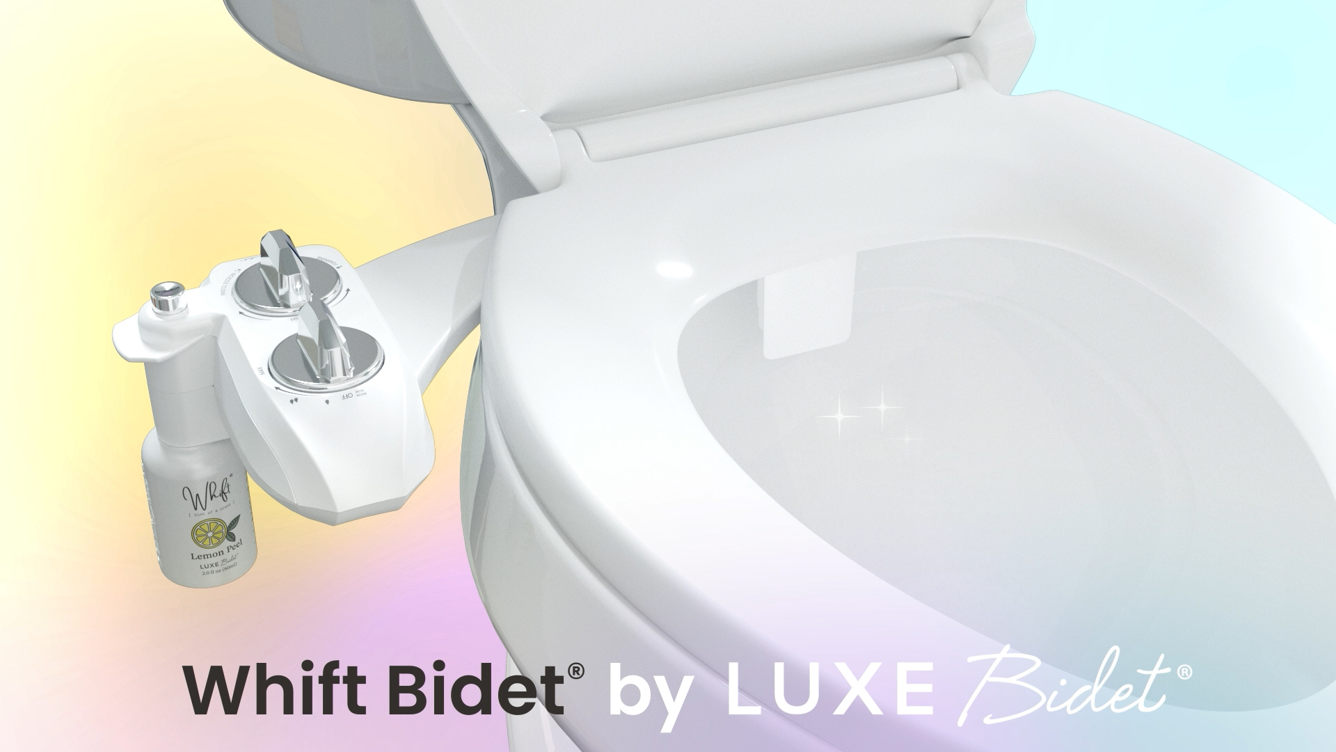 chettt　室内機 LUXE Bidet Whift 185 Bidet With Built-In Deodorizing Spray, Non