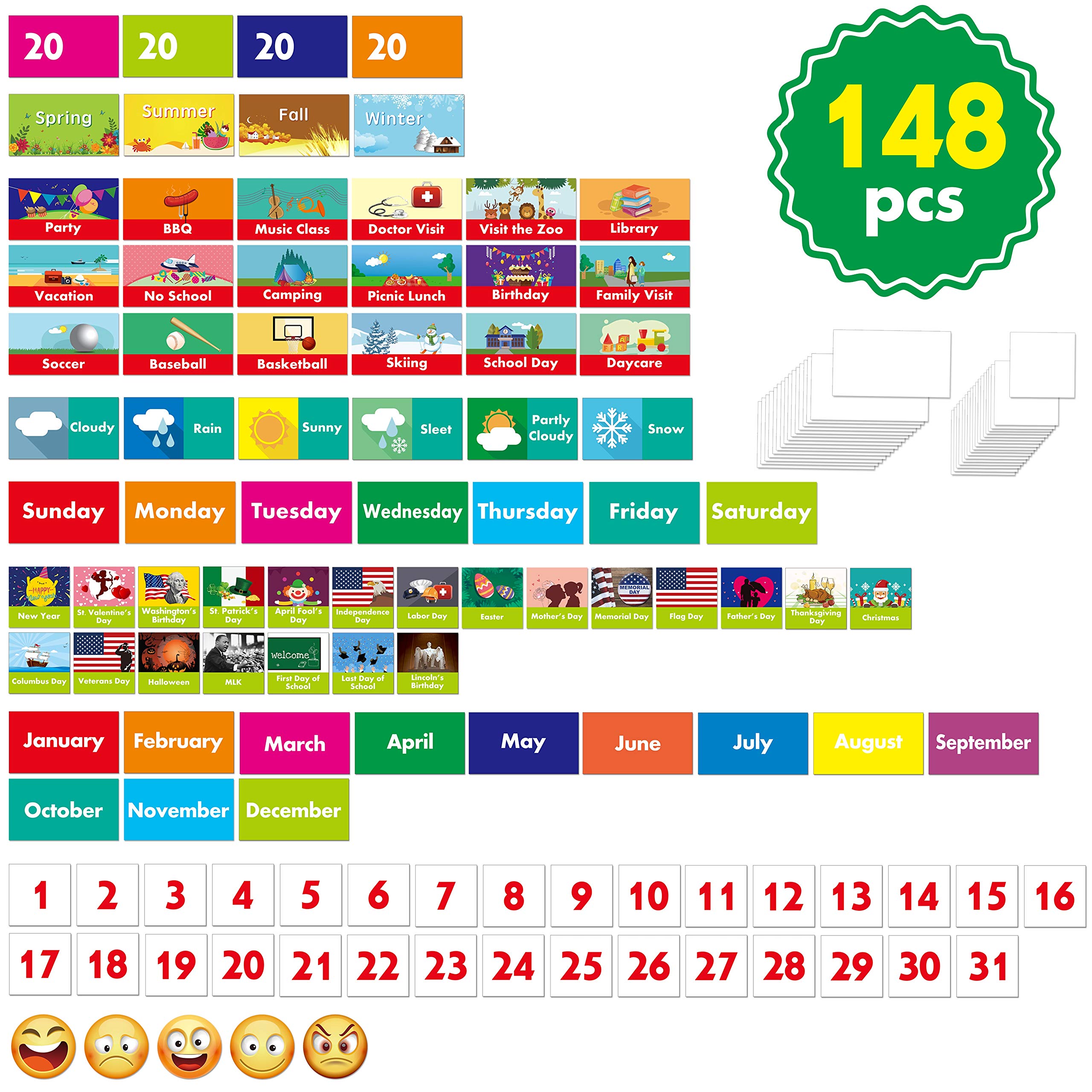 Snapklik.com : SpriteGru Calendar And Weather Pocket Chart