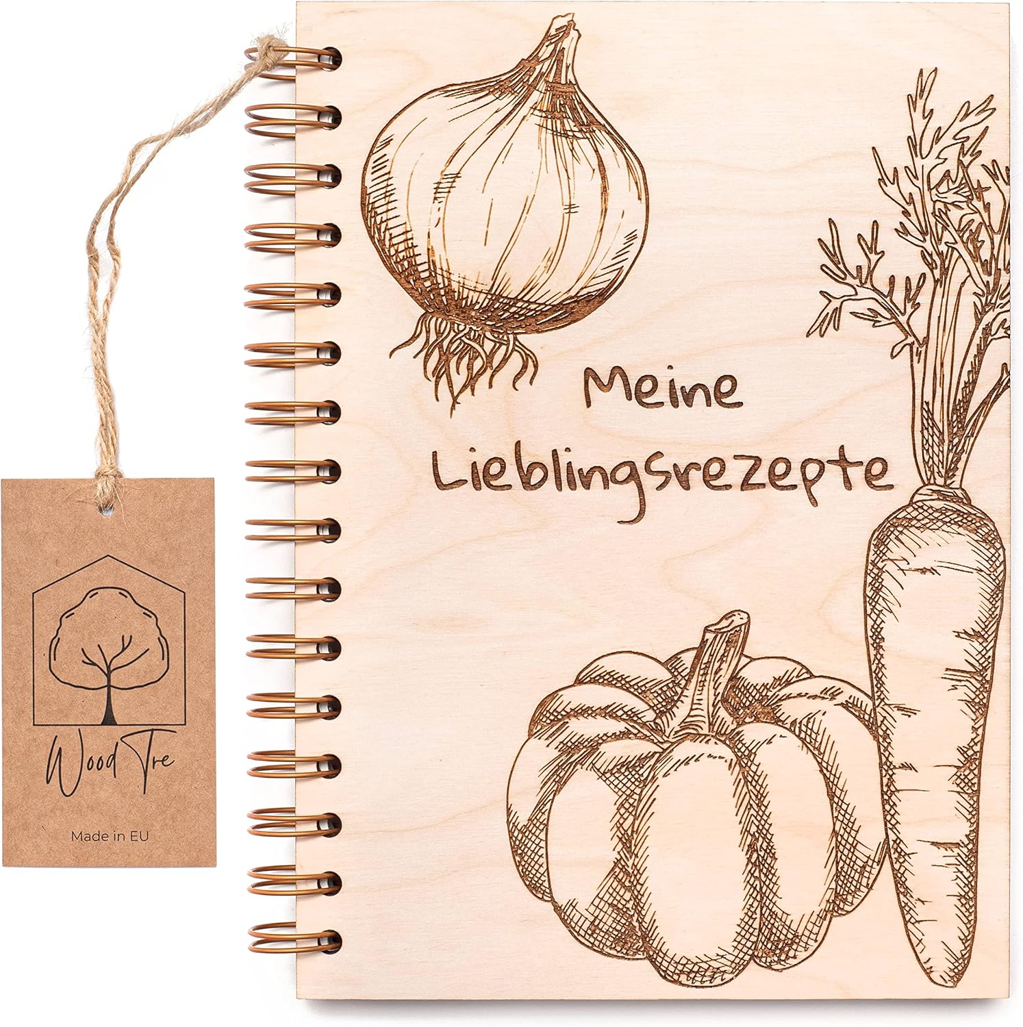 AITBOLFIT Rezeptbuch Zum Selberschreiben A5 - Platz Für 150 Eigene Rezepte