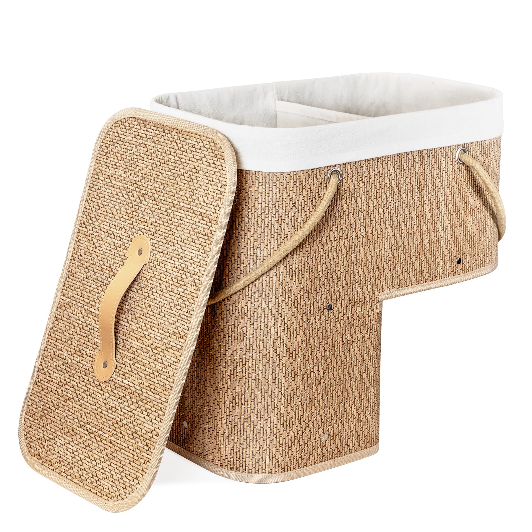 Bamboo Stair Basket - Organize Your Stairs -1
