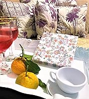 Vista 3 de Servilletas decorativas de 20 quilates de 13 x 13 pulgadas, diseño de pájaros, día de la madre, japonés, chinoiserie, diseños florales para fiesta
