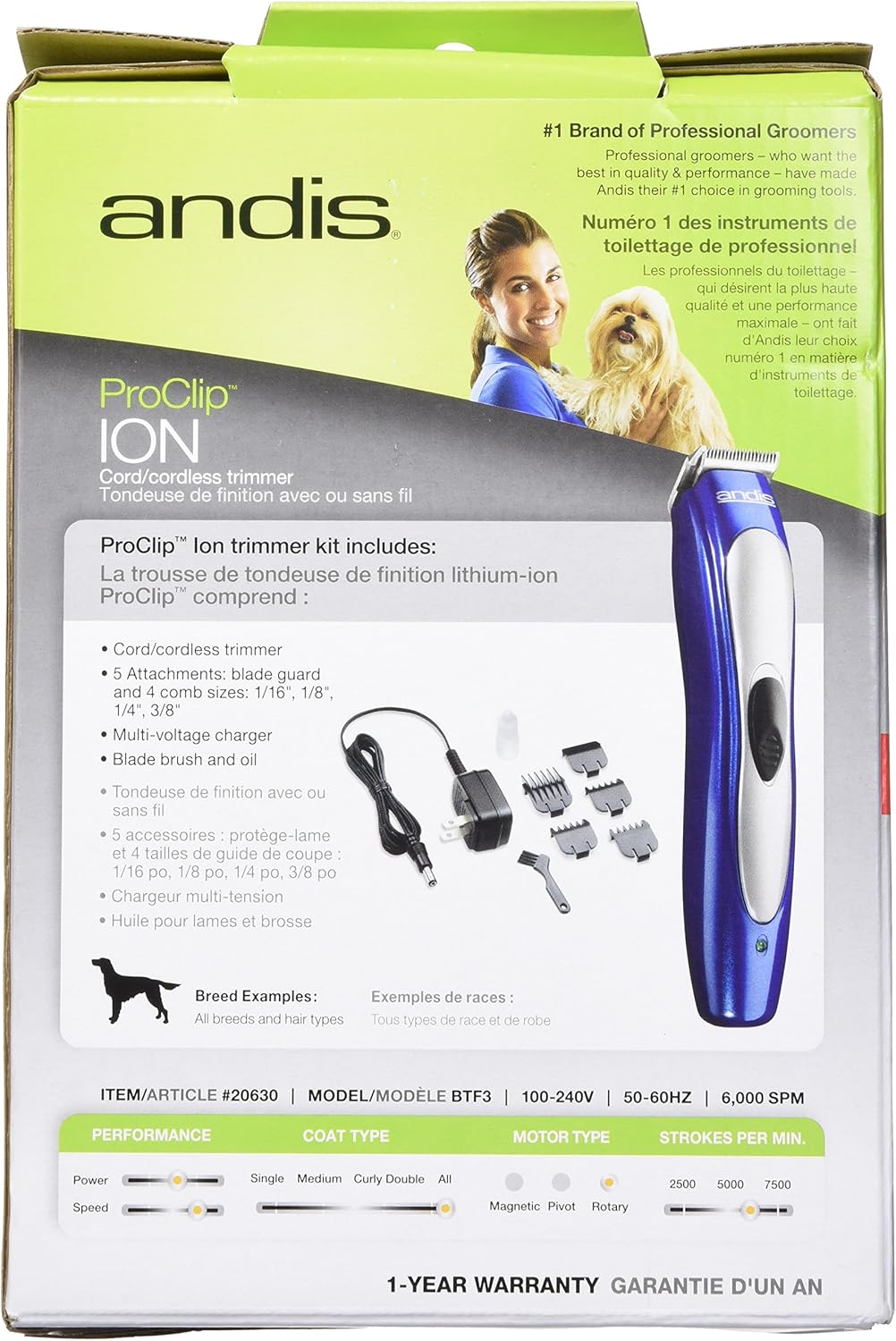 Andis ProTrim Lithium-Ion Trimmer