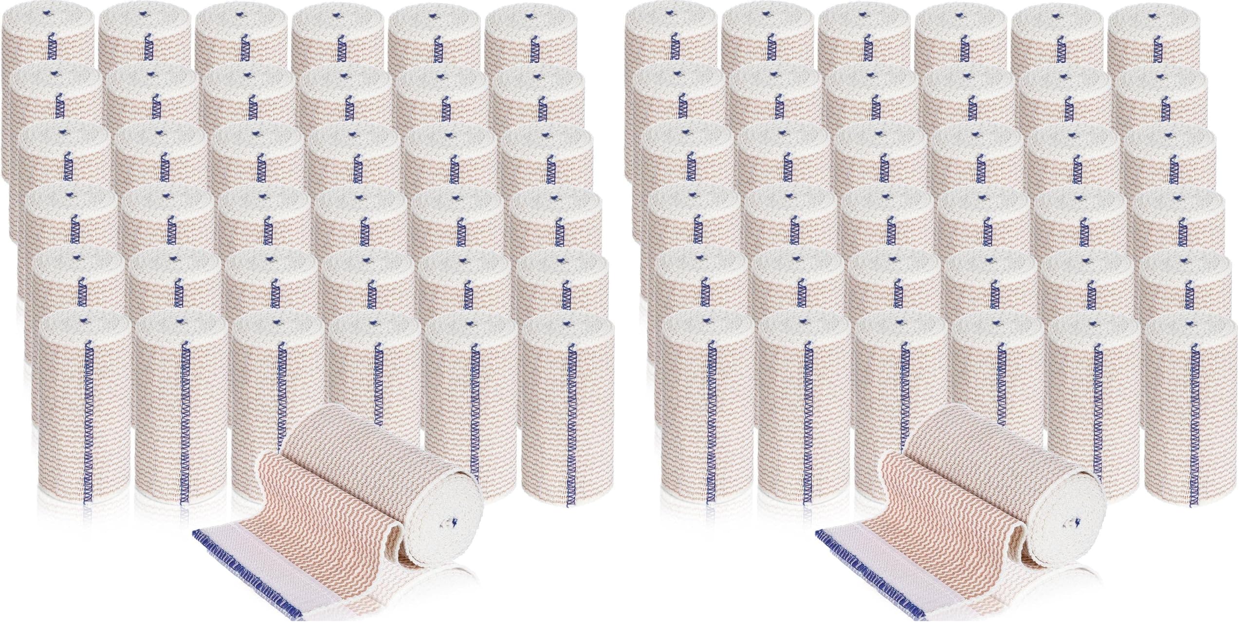 LEIFIDE 36 Pack Compression Bandage Wrap Self Closure,3 Inch,Red Trim — Amazon image 9