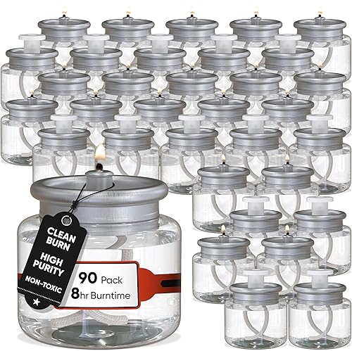 Candle Charisma Velas líquidas desechables, velas de té de aceite con tiempo de combustión extendido de 8 horas, vela líquida sin goteo, combustible