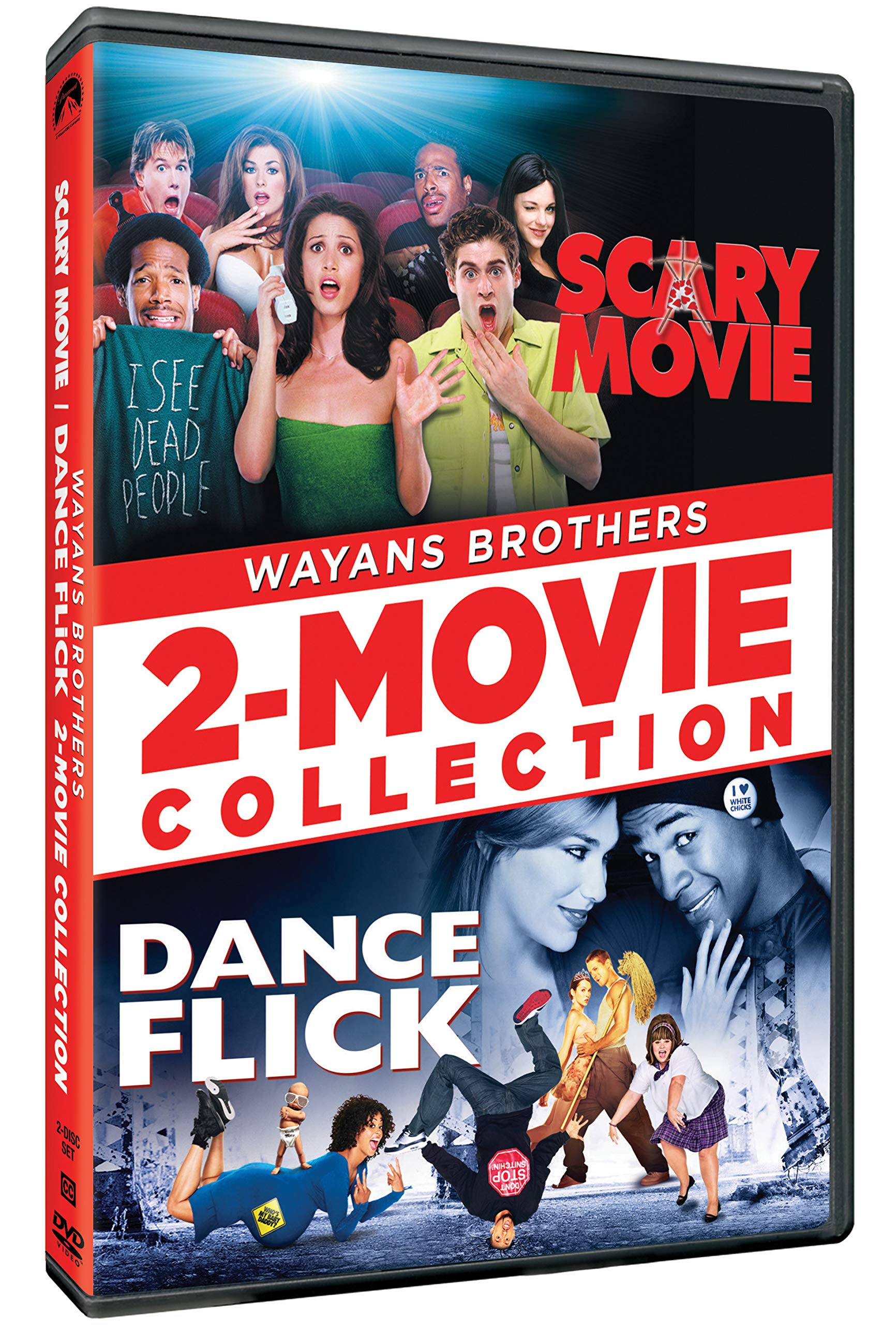 DVD de Scary Movie y Dance Flick en pack de comedia americana Wayans Brothers