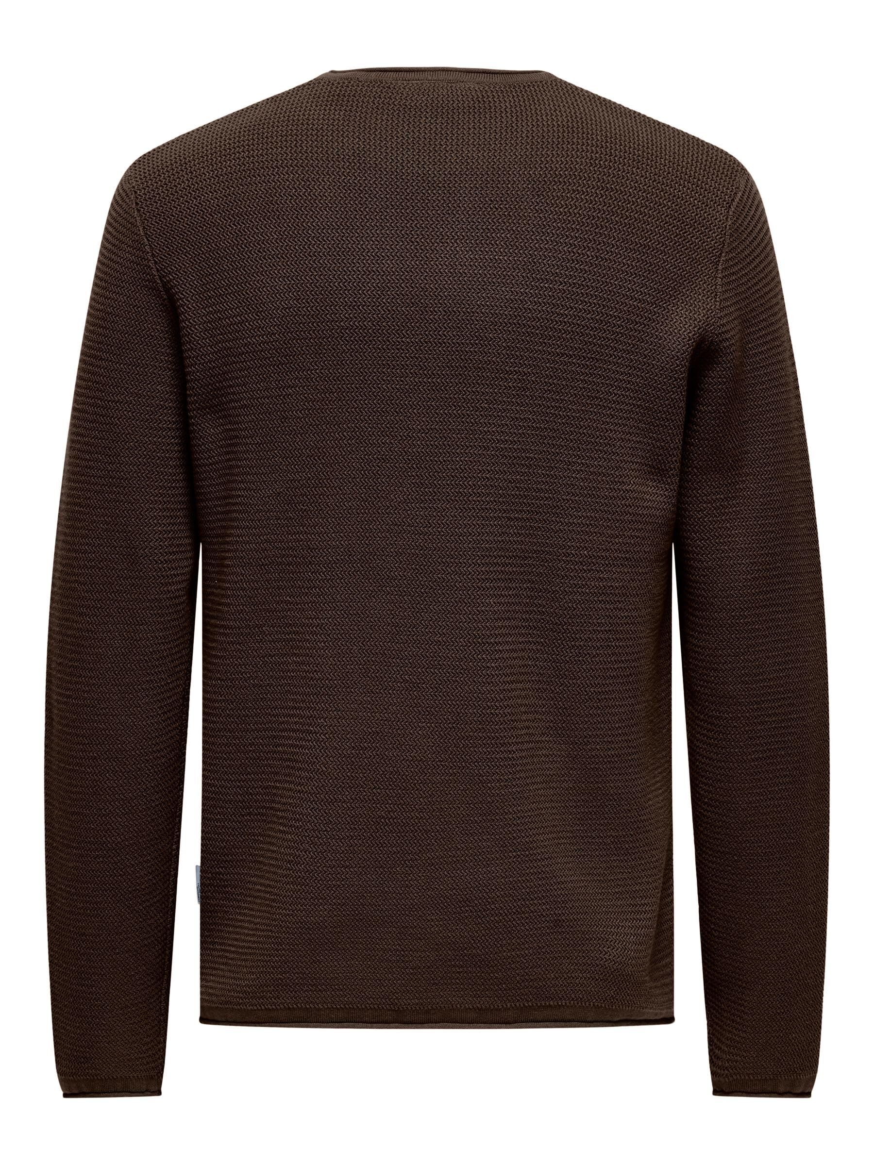 Only & Sons Herren Onseric Reg 12 Struc Crew Knit Noos Onseric Reg 12 Struc Crew Knit Noos (1er Pack)