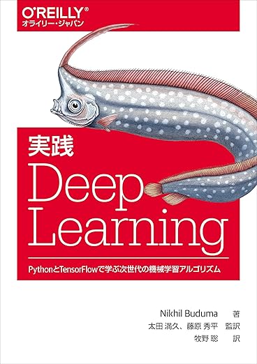 実践 Deep Learning ―PythonとTensorFlowで学ぶ次世代の機械学習アルゴリズム (オライリー・ジャパン)の表紙