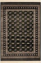 Rugs.com Bokhara Collection Rug – 6x9 Dark Green Medium-Pile Rug Perfect for Bedrooms, Dining Rooms, Living Rooms