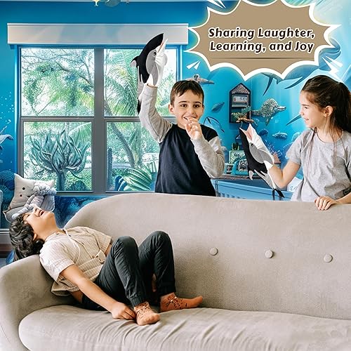 Miniatura 6 de Marionetas de mano de animales de 15 pulgadas para niños, marionetas de mano Forest & Twelfth para despertar la imaginación y fomentar el juego