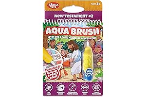 Water Reveal Coloring Scripture Book for Kids: Embark on a Faith-Filled Coloring Adventure