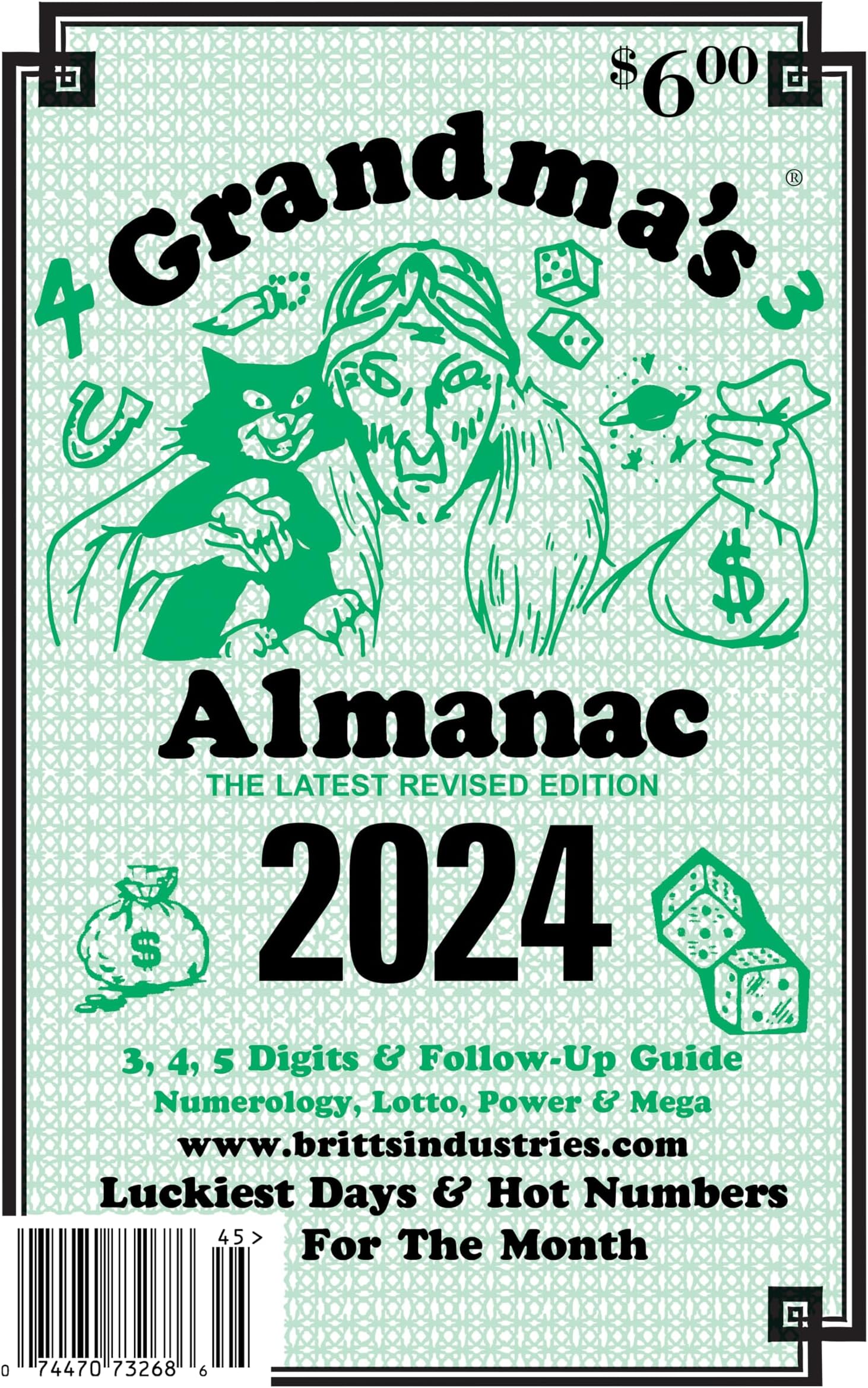 2016 Grandma's Almanac - Lottery Book