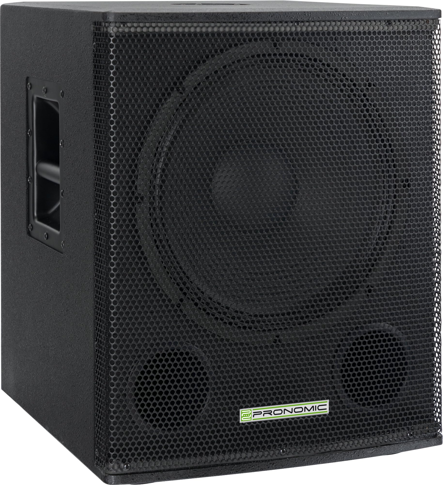 Pronomic SA-15 SUB Subwoofer Actif, Puissance: 600 Watts (crête), Poids: 30 | Subwoofer actif avec amplificateur Class AB, Haut-parleur: 15 pouces (38 cm), Bobine mobile 2", SPL max: 124 dB, 7 kg