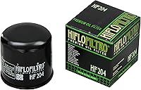 Vista 7 de HiFloFiltro HF204 Filtro de aceite estándar negro premium, individual (paquete de 2)