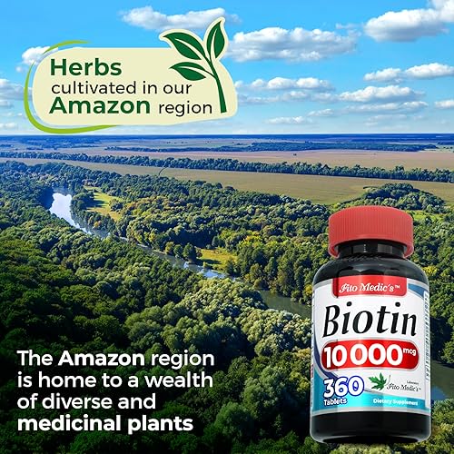 Miniatura 6 de FITO MEDIC'S Laboratorio  biotina 10000mcg  pestaña 360  biotina  suplemento de biotina  biotina vitaminas  pastillas de biotina  biotina para el