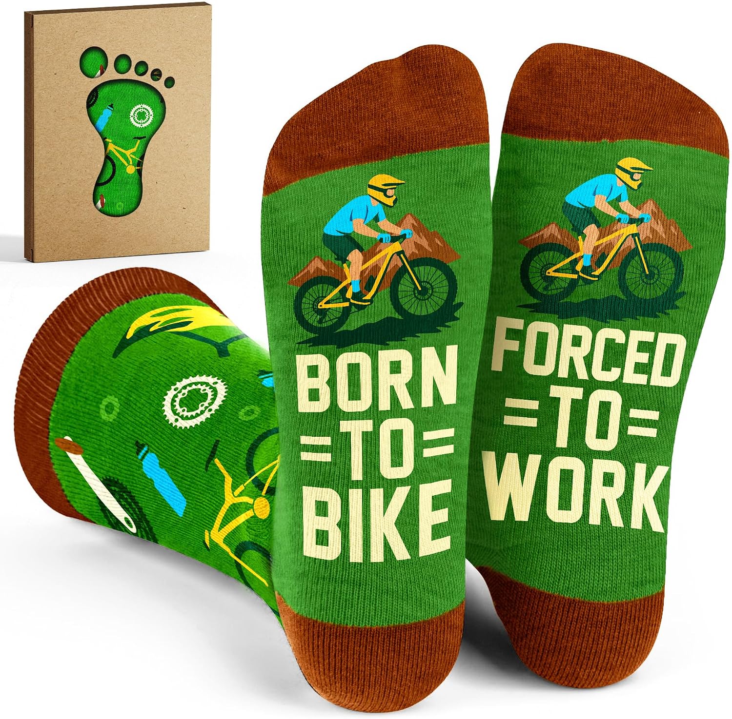VICRAZY Hiking, Cycling, Camping Socks for Men, Women - Hiking, Bicycle, Camping, Bike Accessories, Stocking Stuffers