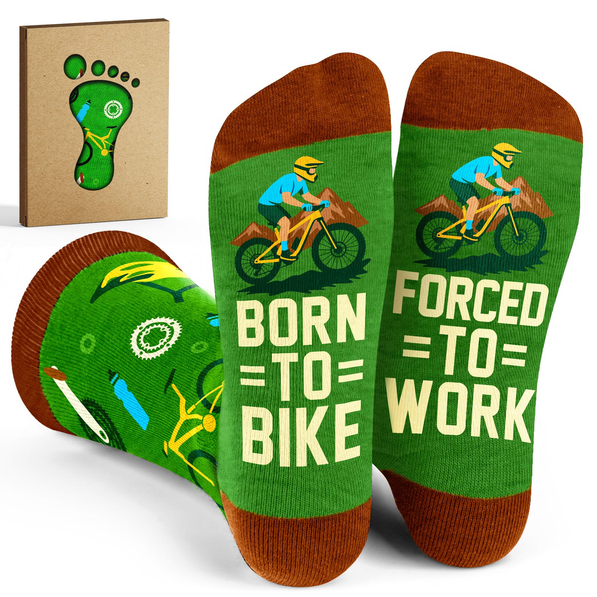 VICRAZY Hiking, Cycling, Camping Socks for Men, Women - Hiking, Bicycle, Camping, Bike Accessories, Stocking Stuffers