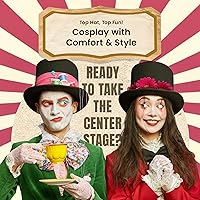 Vista 15 de Nicky Bigs Novelties Sombrero alto de fieltro para adultos, sombreros formales de fiesta de showman, accesorio novedoso para disfraz de Halloween