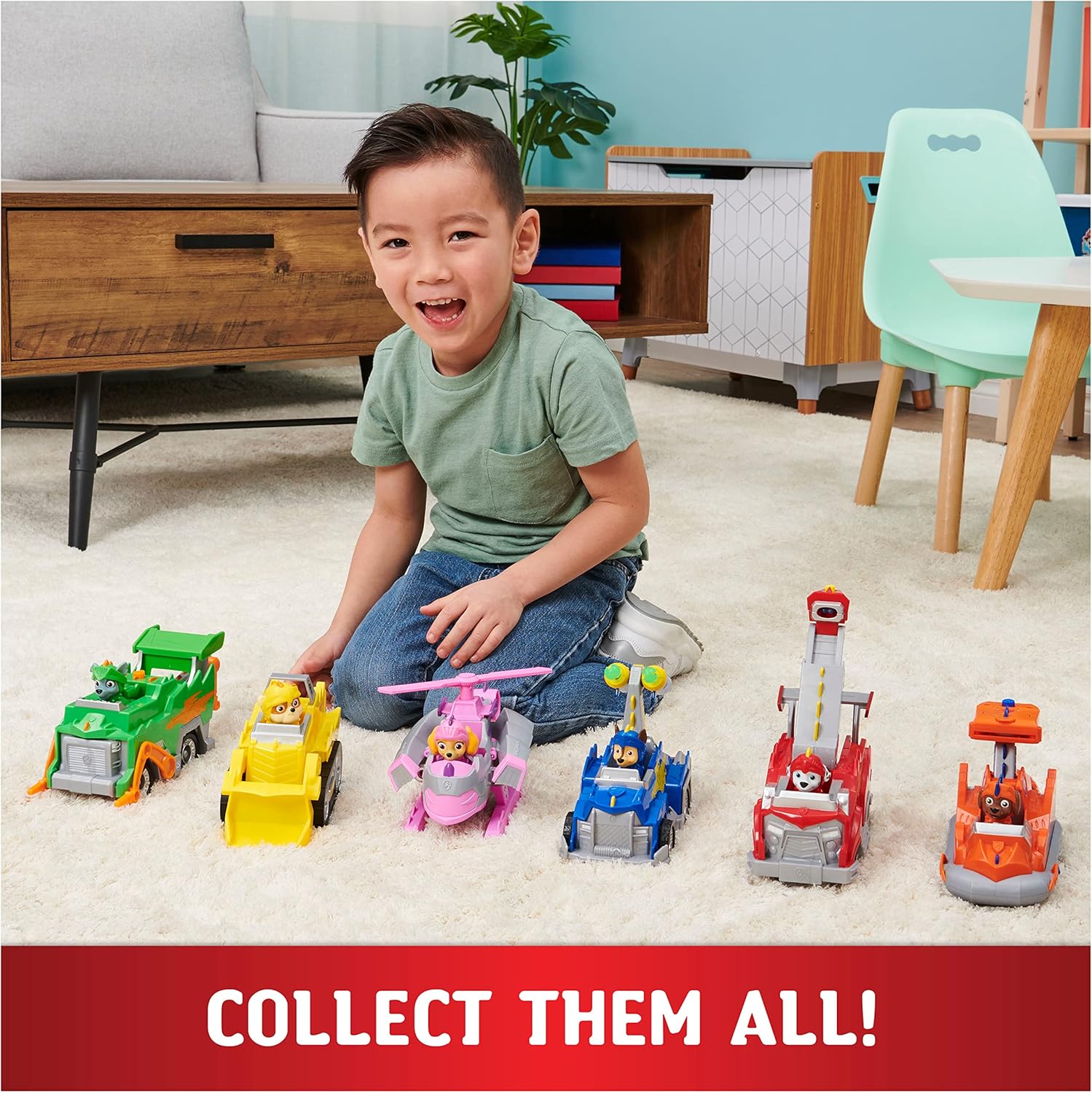 PAW Patrol Spin Master 6063586 Rescue Knights Skye Transforming Toy Car with Collectible Action Figure