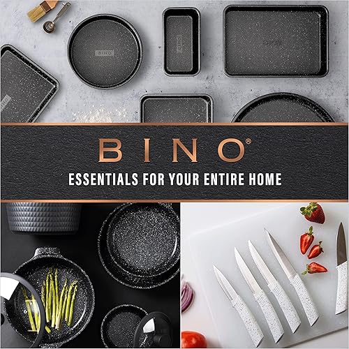 Miniatura 9 de BINO Juego de pelador de 3 piezas de acero inoxidable, gris oscuro, 1 pieza en forma de Y + 2 piezas giratorias | Peladores multifuncionales de