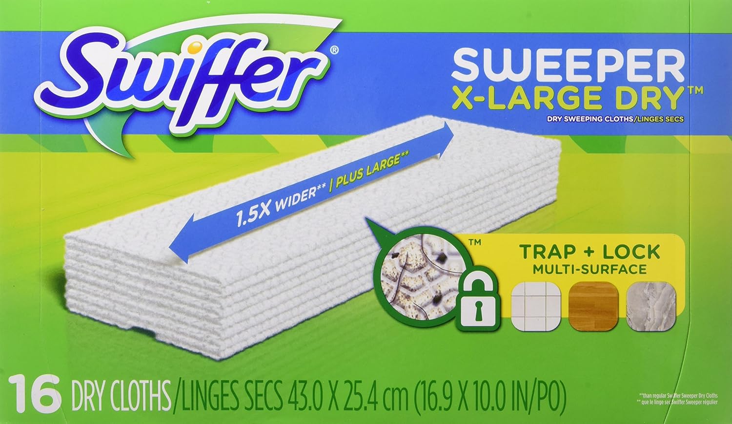 SWIFFER SWEEPER PRO CLOTHS, PROFESSIONAL - 16