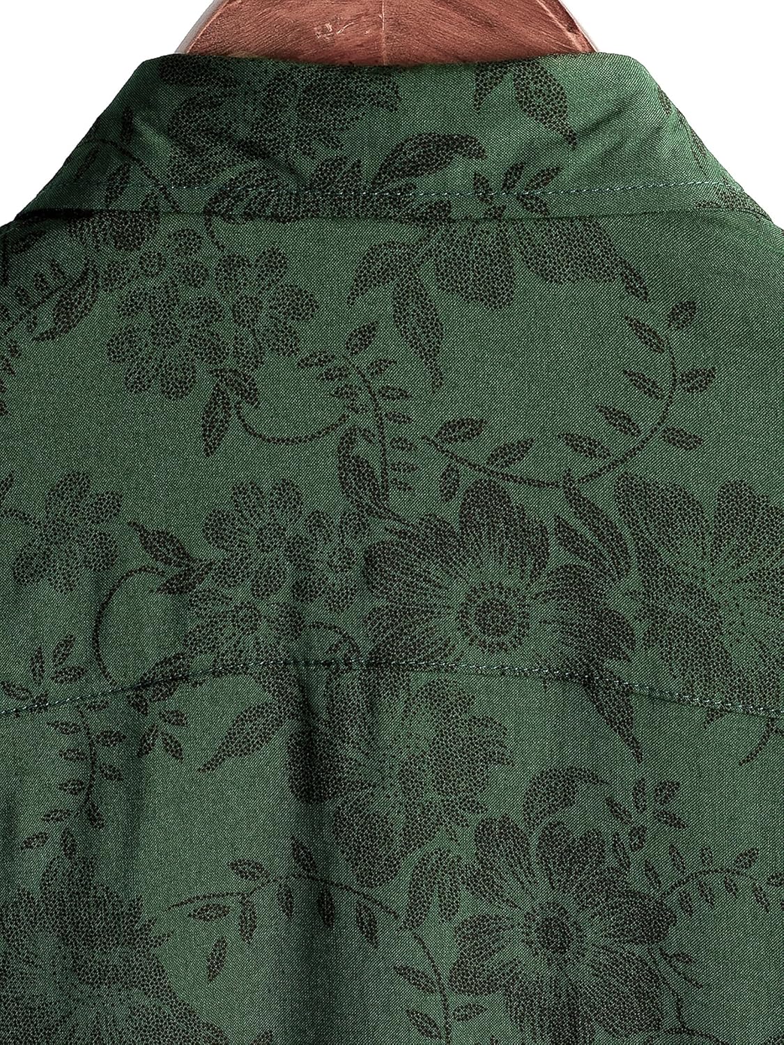 Mens Hawaiian Shirt Short Sleeve Button Down Tropical Shirts Casual Floral Summer Beach Shirt - Image 6