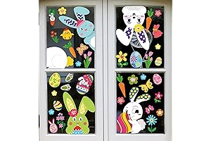Delightful Window Clings: 361 Easter Bunny Decorations for a Festive Spring