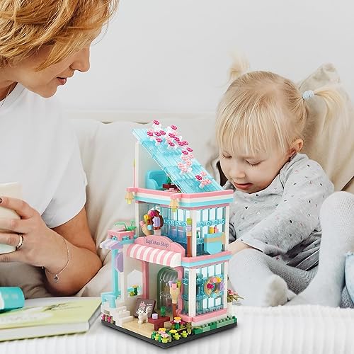 Miniatura 3 de Kurimiaro Street View Mini bloques de construcción de bricolaje, construcción de simulación, colección de arquitectura creativa, juguetes de