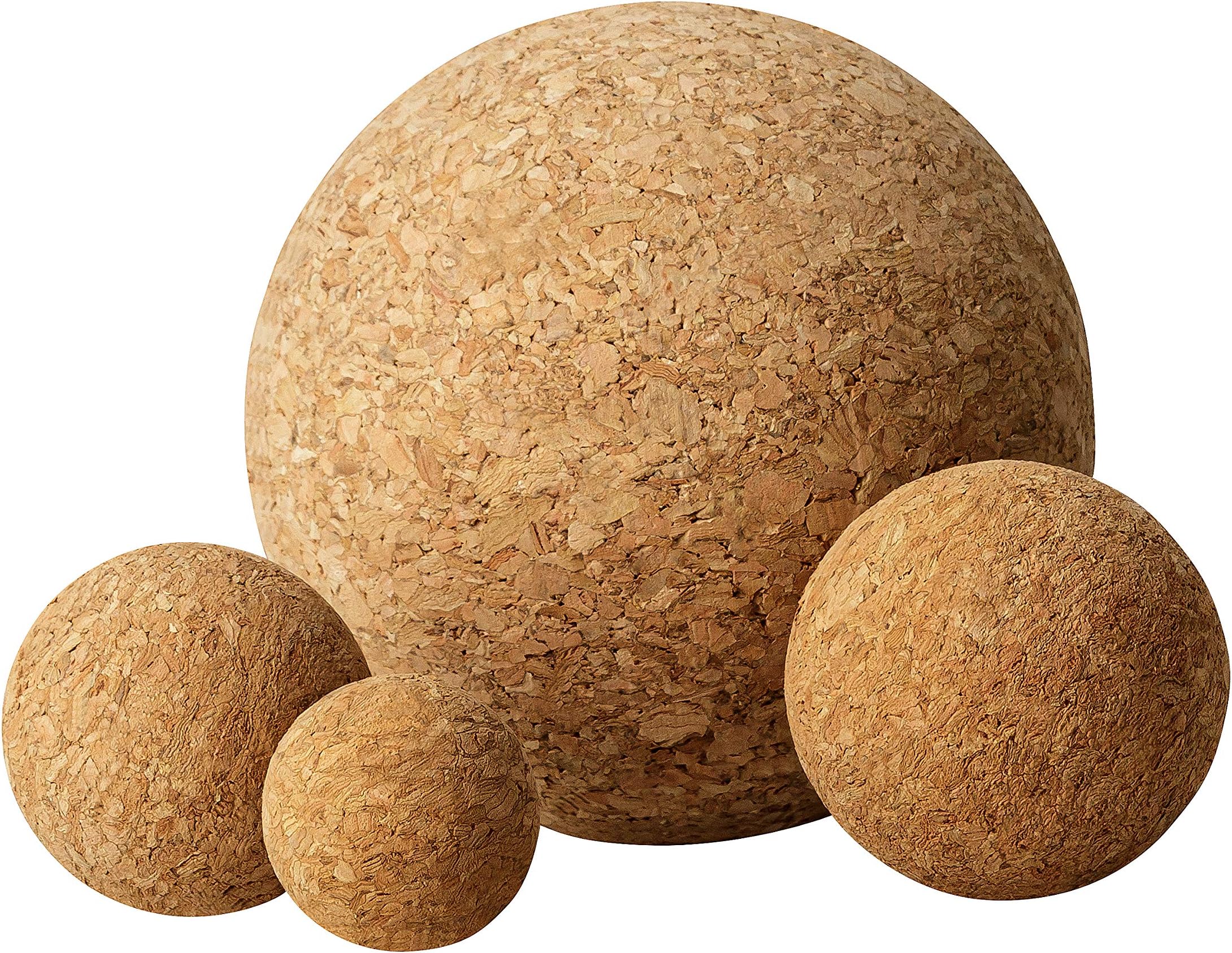 Cork Balls in Various Diameters - Cork Balls 3 cm 4 cm 5 cm 10 cm Real Cork Balls - Choose Diameter (2 Pieces - 3 cm)