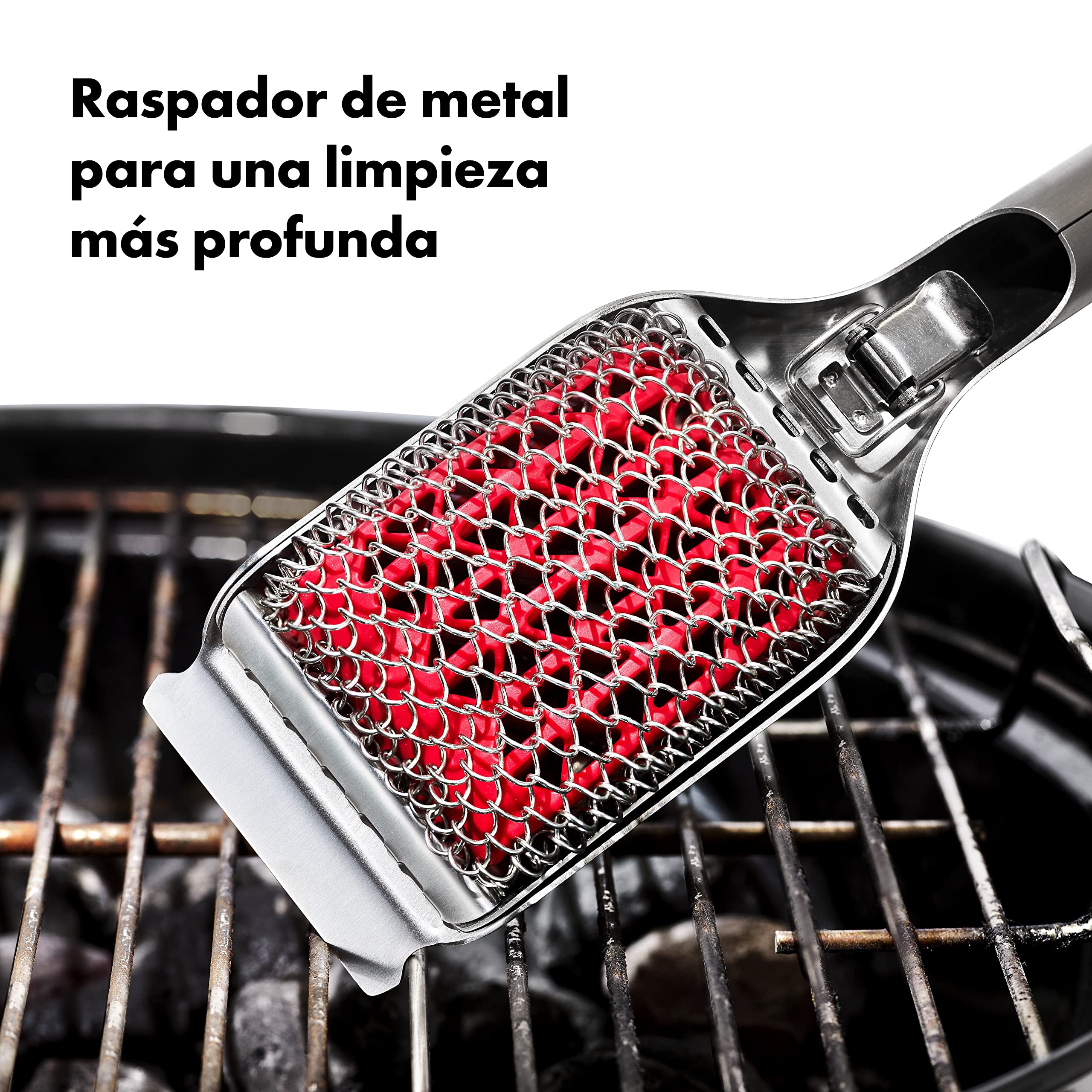 OXO Good Grips Hot Clean, Cepillo para Parrilla