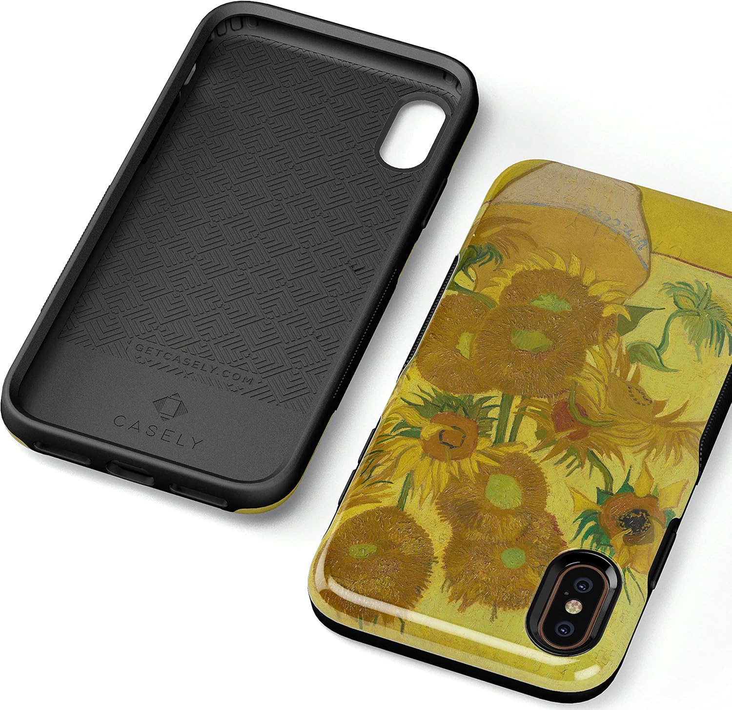 Casely iPhone Xs Max Case | Van Gogh | Sunflowers Floral | Bold Protective Design