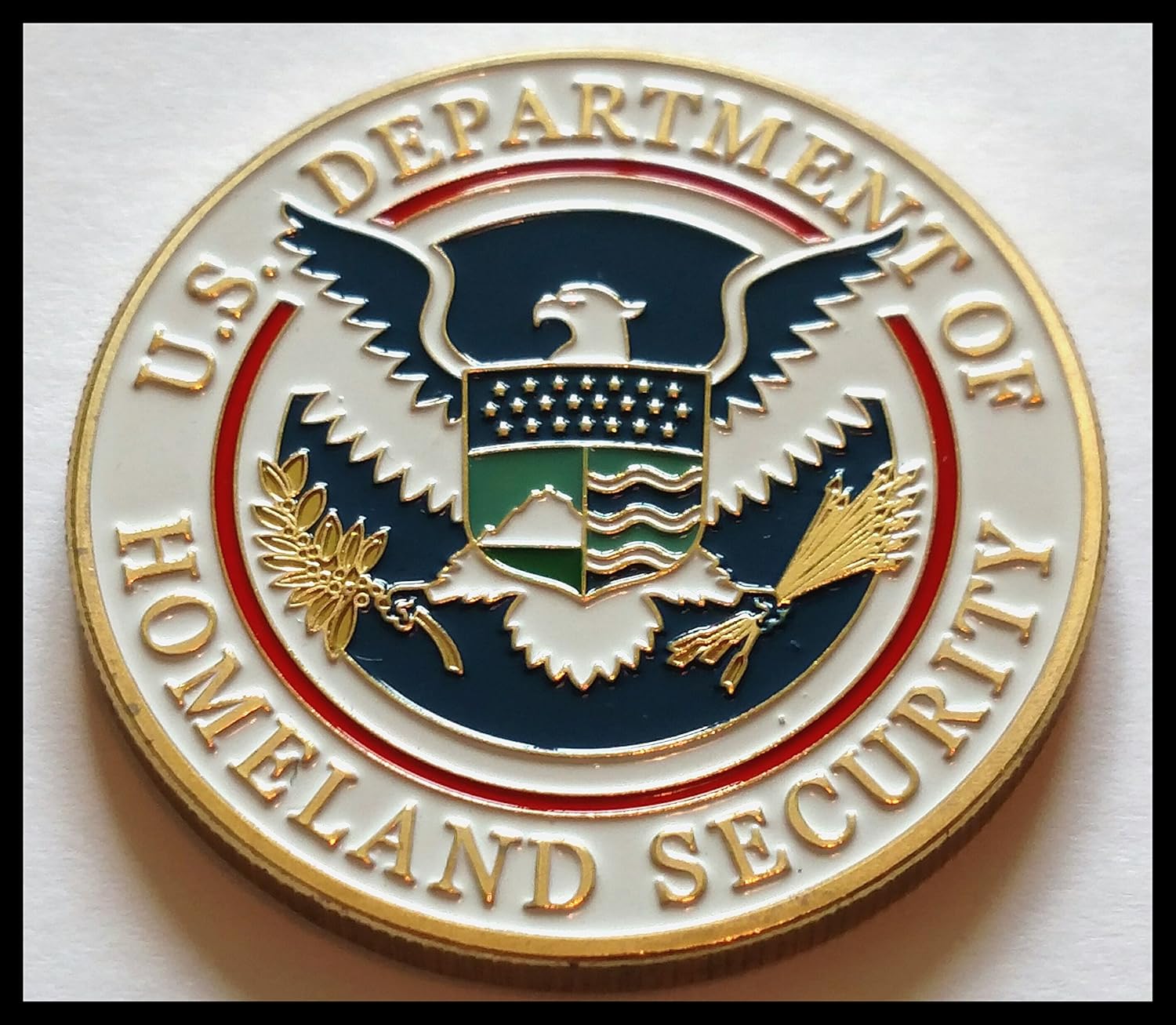 DHS Department of Homeland Security #1108 Government Honor Challenge Coin