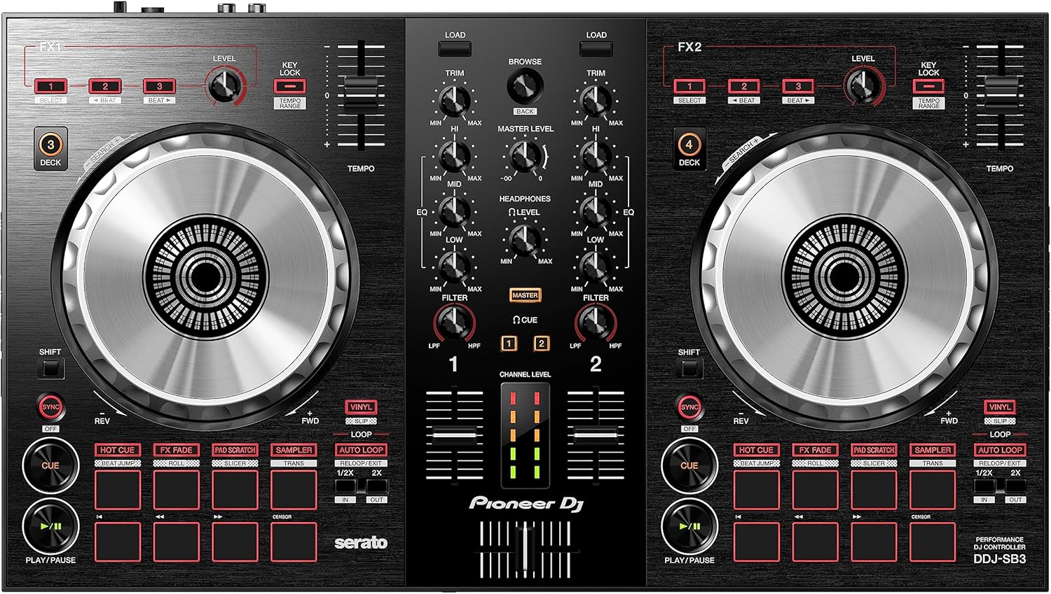 Pioneer - Brandclub - Pioneer DJ DDJ-SB3 DJ Controller