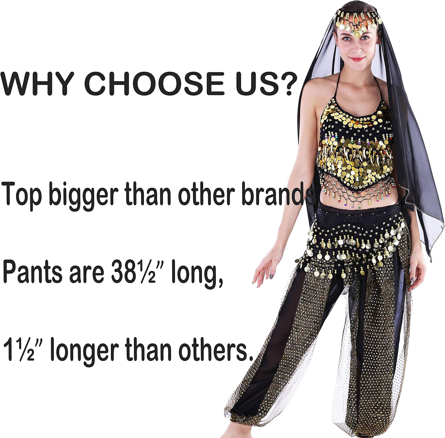 Seawhisper 12 Colors Belly Dance Costumes India Dance Outfit Halloween