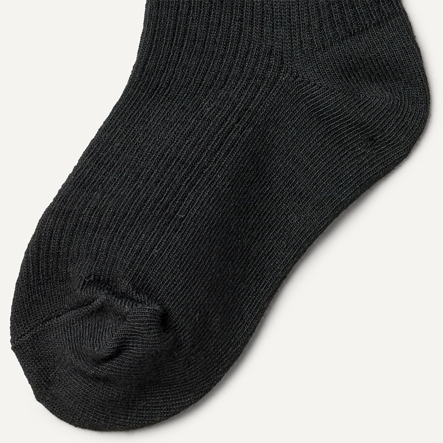 Amazon Essentials Boys' Ribbed Crew Socks, Everyday Casual, School Uniform, 3 Pairs - Image 4