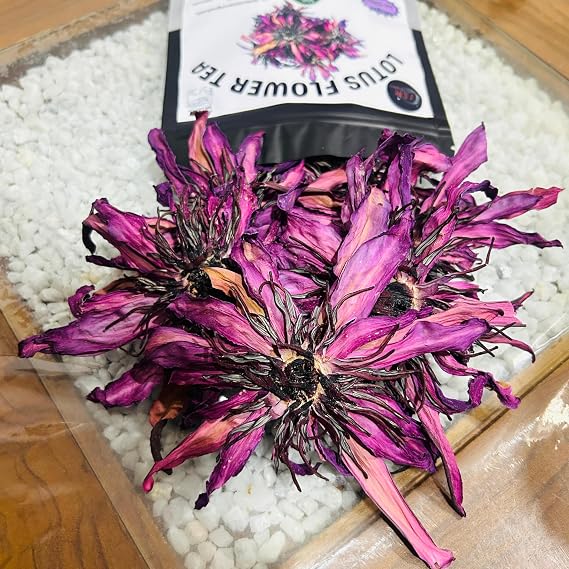 Red Lotus Flowers Tea 1oz(28g) Whole Dried Flower Tea