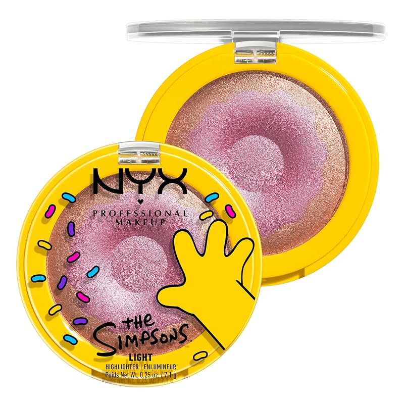 NYX PROFESSIONAL MAKEUP Homer Simpson Donut Iluminador em Pó Rose Gold