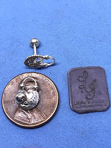 Miniatura 3 de Arracada Jerezana #semilla mostaza 8mm vista sencilla, made of .950 sterling silver, via fast DHL.