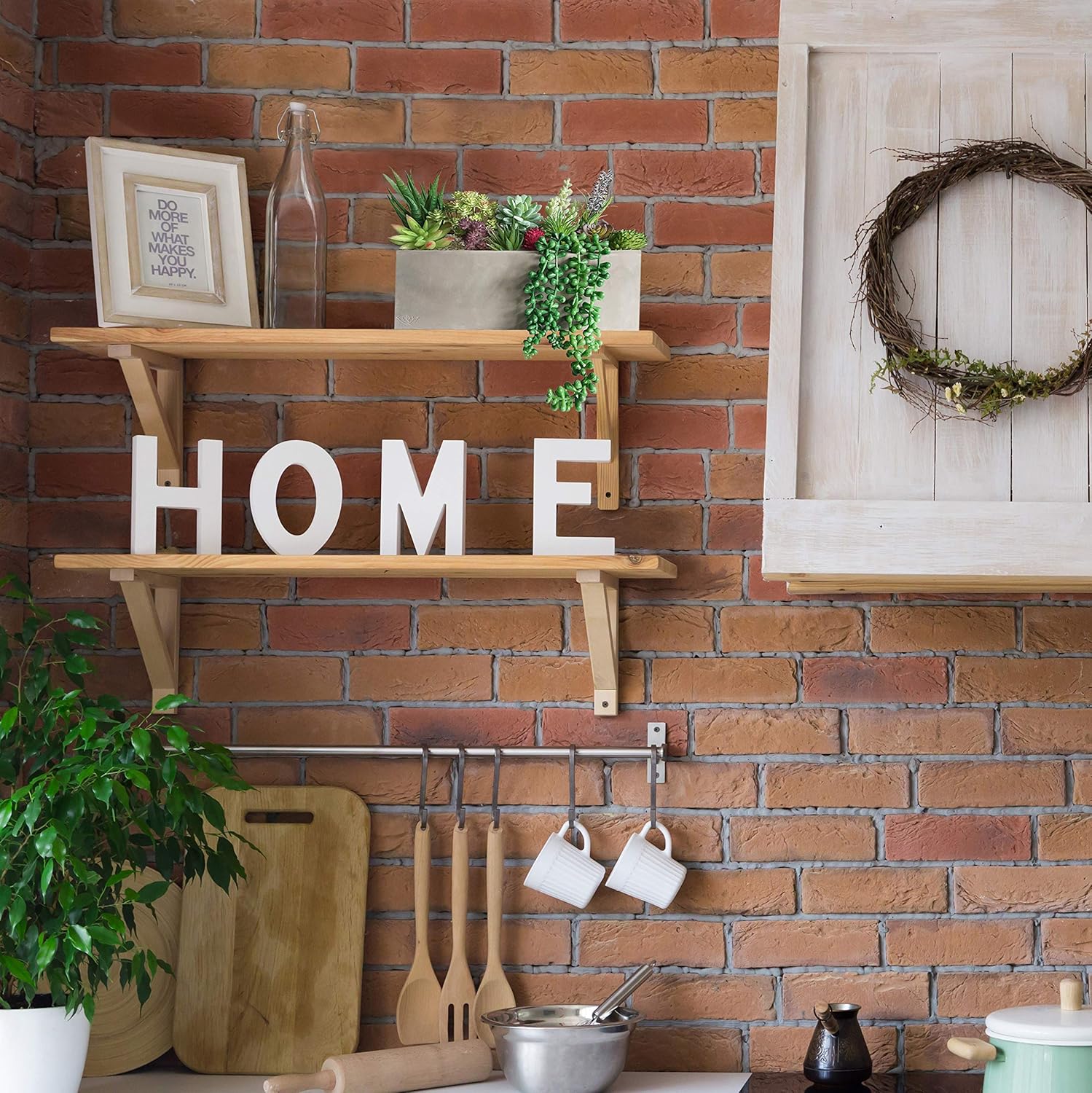 GreenBoxx Tropical Artificial Succulent Plants Potted - Faux Succulents Wall Decoration Cement Planter | Fake Plant for Weddings, Table Decor, Hanging, Window Sill and Home Decor, 16 Pcs