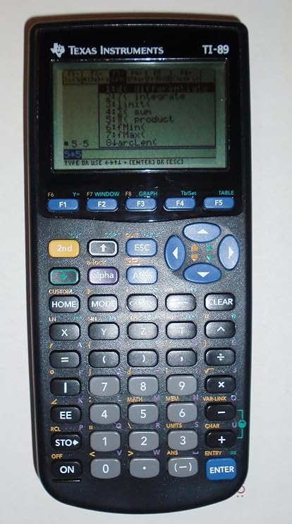 Texas InstrumentsR TI-89 Graphing Calculator