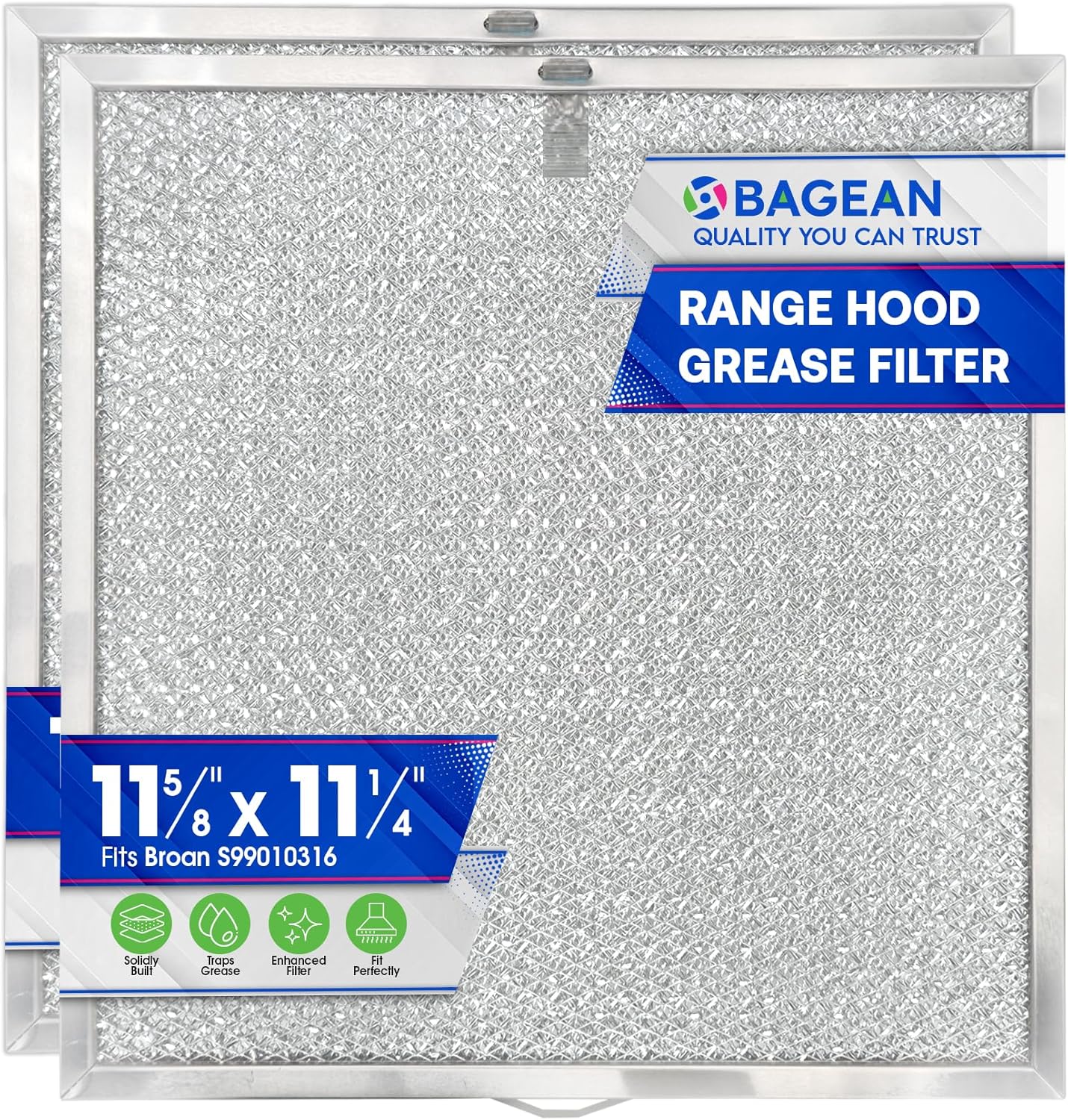 Range Hood Filter Replacement 11.60” x 11.22” BPQTAF