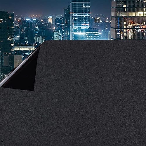 Miniatura 8 de GORGECRAFT 5 piezas de película opaca de privacidad para ventana, no adhesiva, reflectante, película de tintado de ventana, calcomanías de